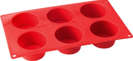 Elastyczna silikonowa forma do pieczenia muffinów Dr. Oetker na 6 muffinek