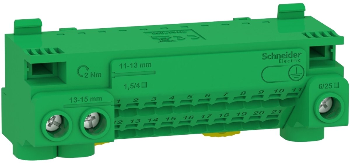 Schneider aardingsklem 24 aansluitingen - lgyt1e24