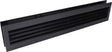 Starx deurventilatierooster - 455 x 90 mm - zwart