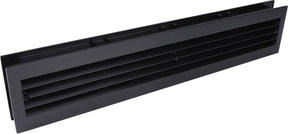 Starx deurventilatierooster - 455 x 90 mm - zwart