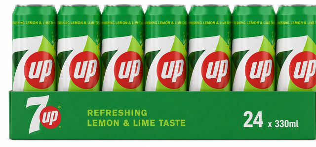 7up - zwykły - 24 x 330 ml - taca