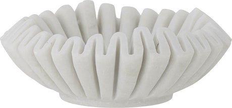 Bloomingville miska harmonia marmurowa biała ø17,5 x 6 cm