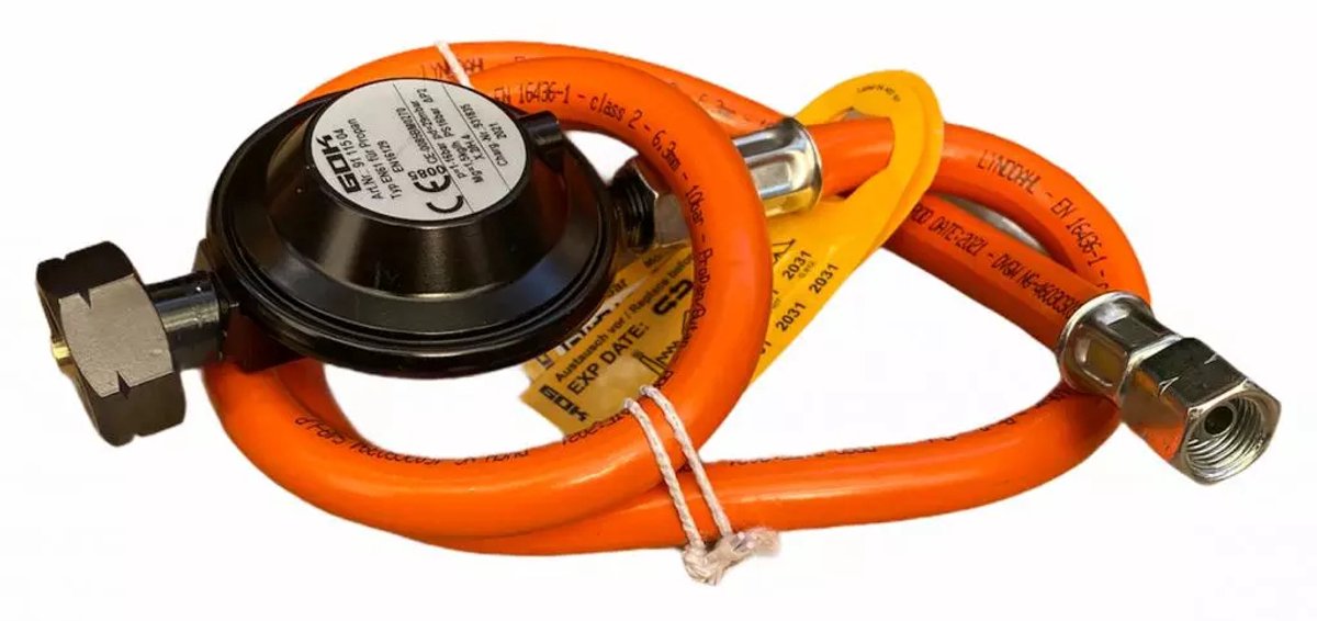 Wąż Napoleona i regulator 30mbar nl