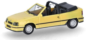 Herpa opel kadett e gsi kabriolet, żółty