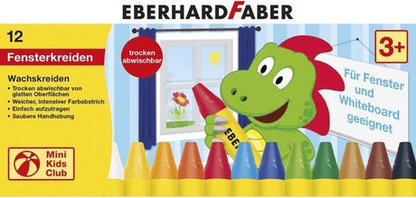 Kreda okienna Eberhard faber - 12 sztuk - w kartonowym pudełku - ef-524112