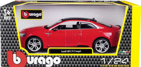Bburago audi rs 5 coupe (czerwony) 1:24