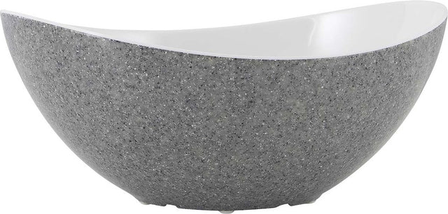 Gimex - solid line - saladeschaal - granite - grijs - 1 stuk