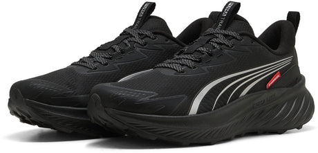 Puma pounce lite 2 trail primaloft unisex sportschoenen - black- silver 44
