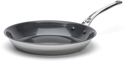 Patelnia kupującego - powinowactwo - stal nierdzewna - powłoka ceramiczna - 28cm - bez pfas