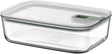 Mepal glazen vershouddoos easyclip - 1.5 l - glazen vershoudbakjes met schuifsluiting - geschikt voor magnetron. (stoom)oven. koelkast en vriezer - nordic sage