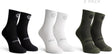 Rogelli core combi dames en heren 3 pack fietssokken - zwart wit