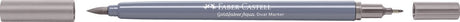 Faber-castell - podwójny marker akwarelowy - goldfaber - ciepły szary iii 272 - pędzel 0,6mm - fc-164672