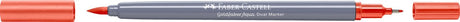 Faber-castell - duo marker akwarelowy goldfaber - ciemny kadmowy pomarańcz 115 - pędzel 0,6mm - fc-164615