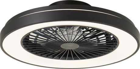 Brilliant mazzaro - wentylator sufitowy - led 40w - 3000k-6500k - możliwość ściemniania - czarny