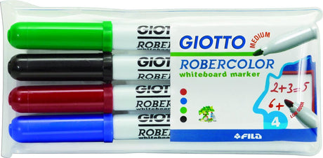 Marker do tablic suchościeralnych Giotto robercolor - opakowanie 4 sztuki