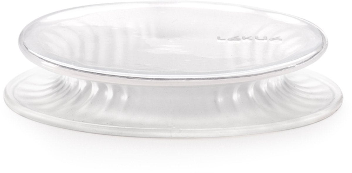 Lékué vershouddeksel - 2 x ø 8,5 cm - siliconen - transparent