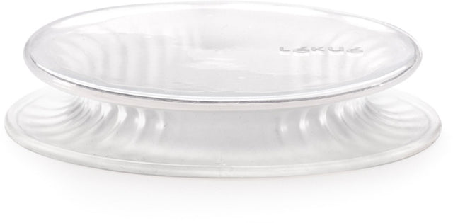 Lékué vershouddeksel - 2 x ø 8,5 cm - siliconen - transparent