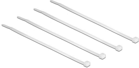 Delock Opaski kablowe przezroczyste l 200 x szer. 3,6 mm 100 sztuk