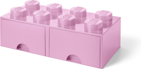 Lego szuflada do przechowywania klocek 8, jasnoróżowy -