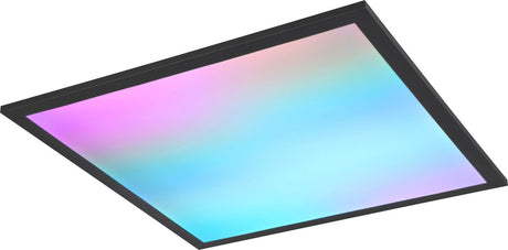 Rl live your light reality beta – lampa sufitowa – czarny mat – w komplecie. 1x SMD 18w - zintegrowany ściemniacz - pilot
