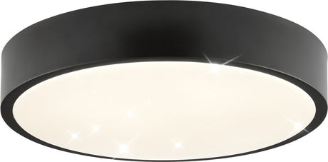 Brilliant slimline gwiaździsta - ø 29,3 cm - led 6w - 4000k - czarno-biała