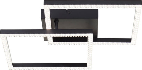 Brilliant ranni - lampa sufitowa - kryształowa LED 18w - 4000k - czarna