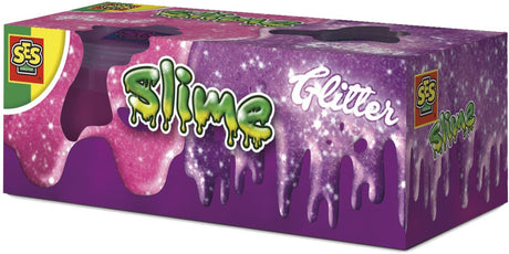 Ses Creative ses slime 2x120gr - brokat