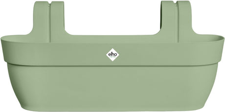 Elho vibia campana easy hanger xl 58 - donica na balkon - skrzynka balkonowa - 100% tworzywa sztucznego pochodzącego z recyklingu - dł. 56 x szer. 26,8 x wys. 23,7 cm - zieleń pistacjowa
