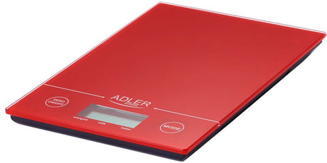 Adler AD3138R - waga kuchenna - czerwona