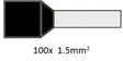 Tulejka Cimco izolowana 1,5 mm2 na 100