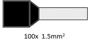 Tulejka Cimco izolowana 1,5 mm2 na 100