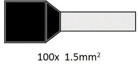 Tulejka Cimco izolowana 1,5 mm2 na 100
