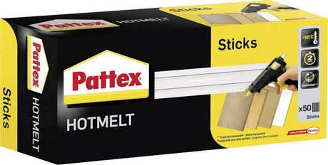 Klej Pattex ptk1 w sztyfcie 11 mm 200 mm przezroczysty 1000 g 50 szt.