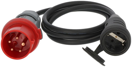 Brennerstuhl kabel przejściowy kabel adapter kabel adapter wtyczka CEE 400 V czarna