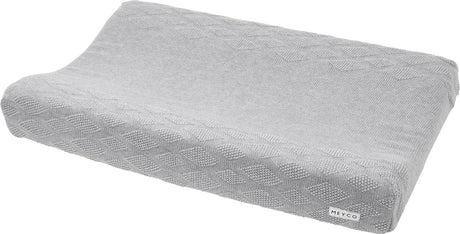 Pokrowiec na matę do przewijania Baby Diamond firmy Meyco - organiczny - szary melanż - 50x70cm