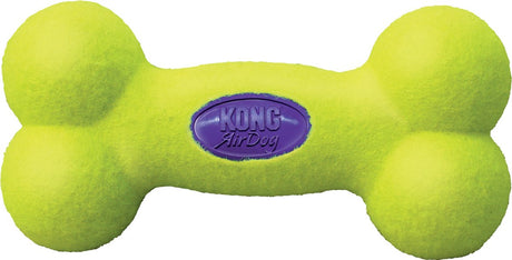 Kong Air Bone medium 1 szt. - piszcząca zabawka - 12 cm x 130 mm x 44 mm - zielona