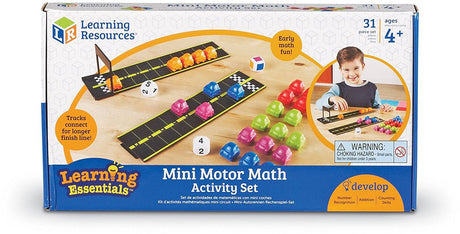 Materiały do nauki Mini zestaw ćwiczeń matematycznych motorycznych – 4+