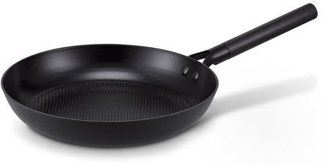 Patelnia Patron Brabantia - ø 28cm - trwała patelnia z luksusowym uchwytem - 100% wolne od PFA - ceramiczna powłoka nieprzywierająca - patelnia indukcyjna - czarna