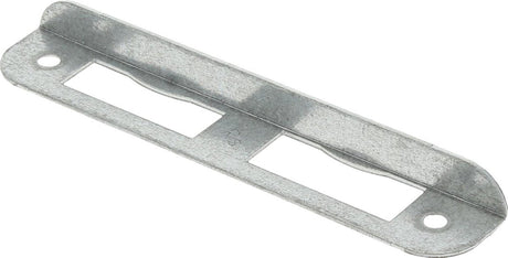 Zaczep narożny Nemef - zaokrąglony - 135 x 24 x 12 mm (dł. x szer. x wys. z wargą) - stal ocynkowana - hp1266 - din lewy