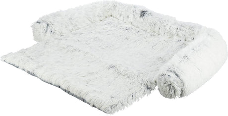Trixie - sofa - legowisko dla psa Harvey - ochraniacz mebli - kątowy - biały czarny - 90x90 cm
