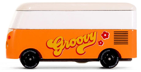 Autko Candylab VW T1 pomarańczowe - Candycar World van.