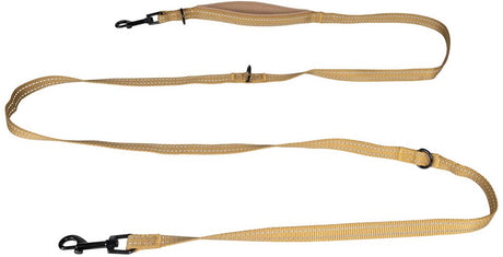 Odkryj klasyczną linię treningową duvoplus Ultimate Fit dla psów 220 cm-25 mm w kolorze miodowo-złotym