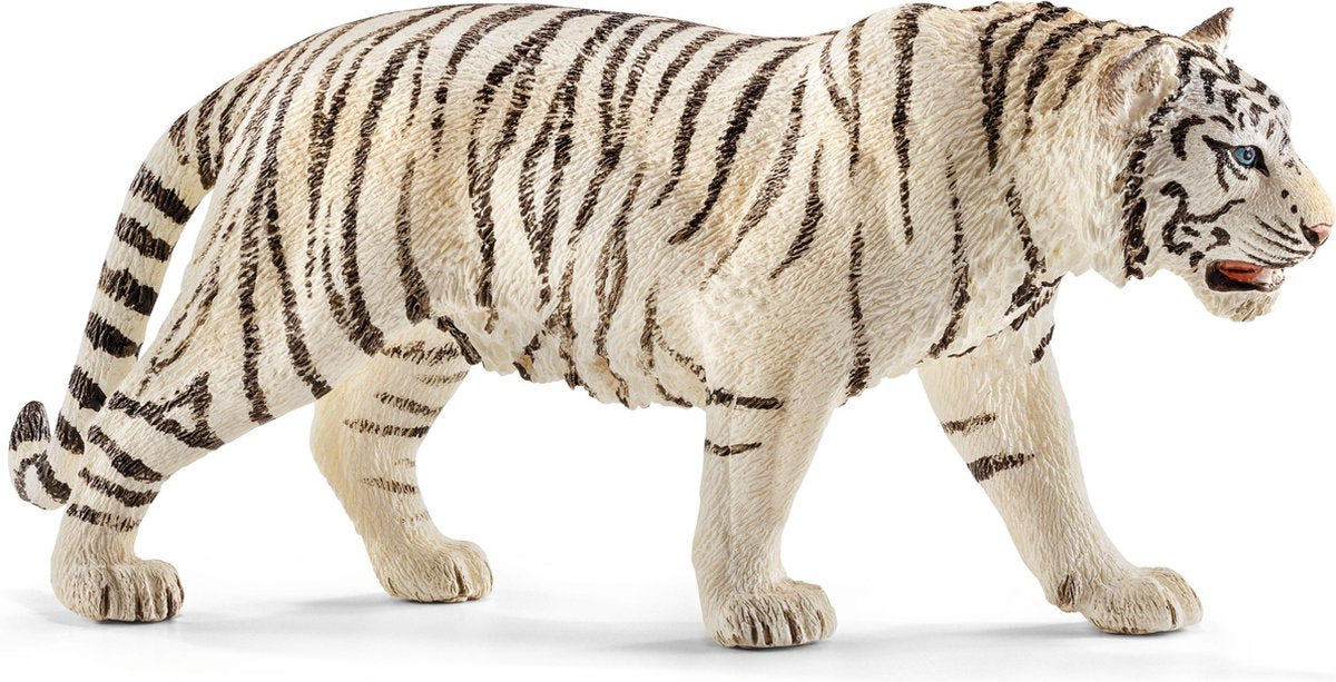 Schleich Wild Life - biały tygrys - figurka do zabawy - zabawki dla dzieci dla chłopców i dziewcząt - od 3 do 8 lat - 14731
