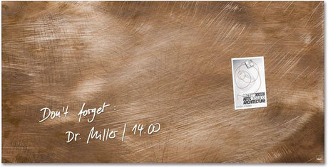 Tablica magnetyczna szklana Sigel - artverum - 91x46cm - brąz - si-gl267