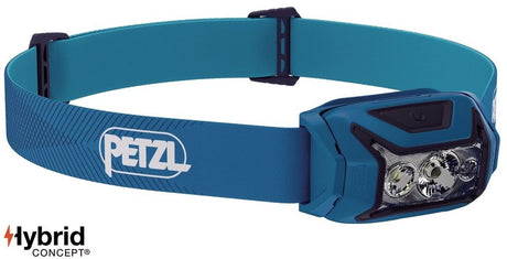 Petzl actik - latarka czołowa - 450 lumenów - lekka i wszechstronna - na kemping, wędrówki i bieganie - niebieska