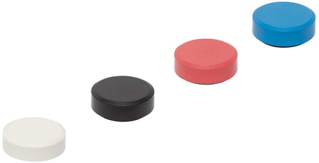 Magnes maul pro recykling okrągły 20 sztuk 0,6 kg plastikowy ferrytowy bruchsicher Lackiert ø 2,9 x 1,1 cm różne
