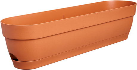 Skrzynka balkonowa Elho vibia campana 70 - donica na balkon - ø 69,0 x wys. 17,0 cm - terra