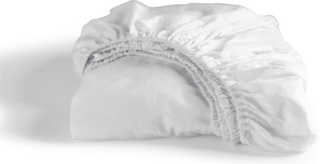 Cinderella - weekend - hoeslaken - 100% katoen - 100x210 cm - tot 25 cm matrashoogte - wit