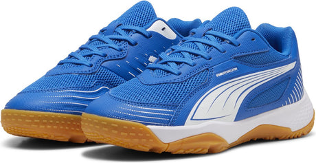 Buty sportowe unisex Puma Solarflash iii jr – Team Royal – białe