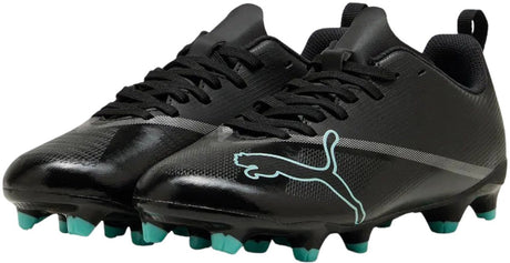 Puma ultra 7 play fg ag jr unisex sportschoenen - black-intense mint